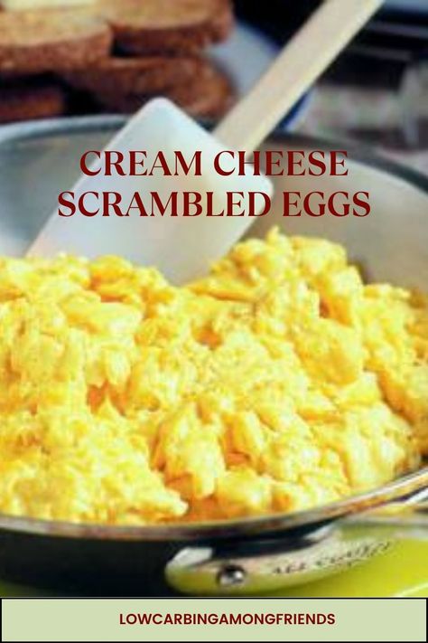 My favorite “quickie” breakfast for when I want eggs. Triple or quadruple the recipe to feed a crowd. Good stick-to-your-ribs Induction food. 😋😍😋 Cream Cheese Scrambled Eggs, Cheese Scrambled Eggs, Pureed Diet, Soft Foods Diet, Cheddar Cheese Recipes, Scrambled Eggs With Cheese, Bariatric Friendly Recipes, Bariatric Eating, Duck Eggs