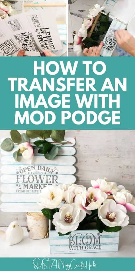 Image Transfer To Wood, Diy Image Transfer, Mod Podge On Wood, Transfer To Wood, Transfer Images To Wood, Wood Transfer, Diy Popsicle, Mod Podge Crafts, Driftwood Decor