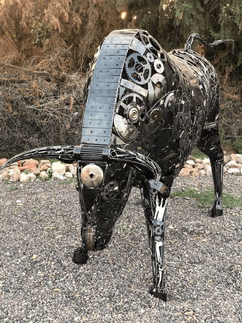 bull metal,  statue, ,  Steel Wildlife Sculptures, Metal Animal ArtworkSteel Animal Figurine; Wildlife Art .Outdoor art; abstract art Backyard Improvements, Bull Images, Metal Statue, Steampunk Stuff, Bull Art, Metal Animal, Welding Art Projects, The Bull, Office Hotel