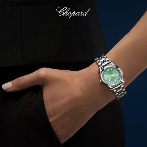 The #Chopard Happy Sport model is the first watch to combine diamonds with a stainless steel case. To this day, it remains one of the most iconic and desirable models in the industry. Explore the full range of luxury floating diamond watches for women: gold, white, rose gold diamond watches and stainless steel watches. Chopard Happy Sport available exclusively @stephanidesluxurygoods DISCOVER THE COLLECTION - LINK IN BIO #stephanides #luxurywatches #chopardhappysport #happysport #luxurylif... First Watch, Gold Diamond Watches, Sport Model, Diamond Watches, Watches For Women, Sports Models, Diamond Watch, Rose Gold Diamonds, Stainless Steel Watch