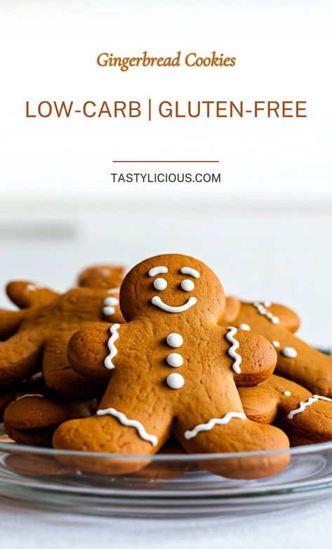 low carb gingerbread cookies recipe keto gingerbread cookies christmas gingerbread cookies easy christmas cookies recipe ideas simple christmas treats cookies Low Calorie Gingerbread Cookies, Low Calorie Gingerbread, Gingerbread Cookies Easy, Simple Christmas Treats, Keto Gingerbread Cookies, Easy Gingerbread Cookie Recipe, Best Gingerbread Cookie Recipe, Low Carb Gingerbread Cookies, Keto Gingerbread