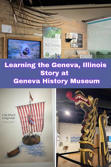 Learning the Stories Laying the Foundation of Geneva, Illinois at the Geneva History Museum Geneva Illinois, Norwegian Vikings, World's Columbian Exposition, Video Booth, Lincoln Park Zoo, Field Museum, Midwest Travel, Viking Ship, Viking History