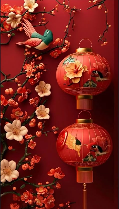 Chinese New Year 2025, Chinese New Year Wallpaper, Chinese New Year Cake, Yin Yang Illustration, Chinese New Year Background, Tea Wallpaper, Chest Ideas, Chinese New Year Poster, Chinese Background