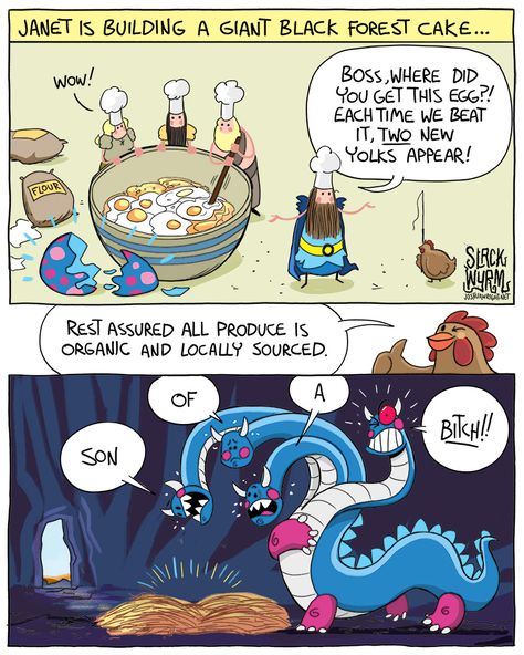 Prince Canary, Slack Wyrm, Comics Strips, D D Funny, Funny Dragon, Dragon Comic, Dungeons And Dragons Memes, Dragon Memes, Dnd Funny