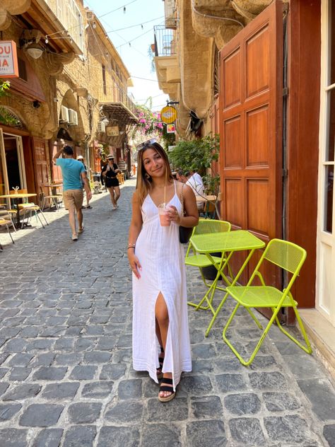 Outfit idea | day in Batroun, Lebanon Lebanon Outfits, Batroun Lebanon, Lebanon, Outfit Idea, Travel, Quick Saves