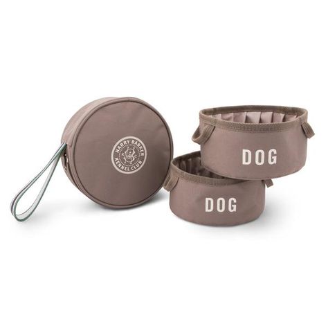 Eat - Harry Barker Travel Dog Bowl, Collapsible Bowl, Ceramic Dog Bowl, Water Bowl, Pet Bowls, Treat Bags, Waterproof Fabric, Dog Design, Dog Bowls