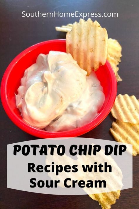 It's easy to make potato chip dip recipes with sour cream. Here are some examples of crowd-pleasing recipes that you'll want to make for any special occasion. The post Potato Chip Dip Recipes with Sour Cream appeared first on Southern Home Express. Chip Dip With Sour Cream, Dip Recipes With Sour Cream, Potato Chip Dip Recipes, Potato Chip Dip, Recipes With Sour Cream, Chip Dip Recipe, Sour Cream Dip Recipes, Potato Chips Homemade, Recipe With Sour Cream