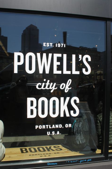 Adventures in Oregon #oregontravel #portlandoregon #salemoregon Powells Bookstore Portland, Powells Bookstore, Flying Home, Cup Of Cocoa, Sight Seeing, Library Aesthetic, West Coast Road Trip, Salem Oregon, Oregon Travel