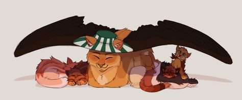 Warrior Cat Drawings, Dream Artwork, Minecraft Art, Minecraft Fan Art, Warrior Cat, Dream Art, Warrior Cats, Cat Drawing, Cat Art