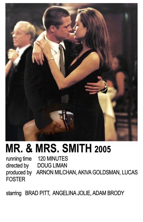 Movie Polaroids, Ms Smith, Mr Mrs Smith, Mr And Mrs Smith, Brad Pitt And Angelina Jolie, Adam Brody, Vince Vaughn, Mrs Smith, Kerry Washington