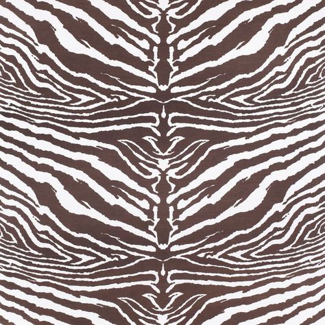 Zebra - Brown | Kravet Zebra Fabric, Patterned Fabrics, Lee Jofa Fabric, Lee Jofa, Brown Wallpaper, Fabric Houses, Fabric Animals, Brown Fabric, Wallpaper Design