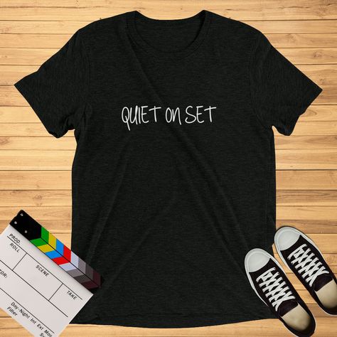 Film Student, Film Crew, Assistant Director, Funny Films, Student Gift, Funny Messages, Bella Canvas Tees, Diy Shirt, Student Gifts