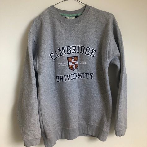 Cambridge University Sweatshirt, College Hoodie Outfit, Cambridge Hoodie, College Sweatshirt Outfit, College Sweaters, Doctor Coat, College Sweater, Cambridge England, University Outfit