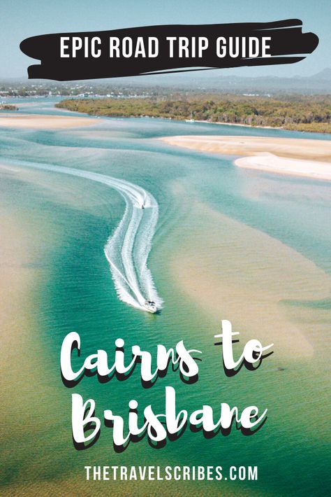 Looking to travel the Queensland coast? We have put together the most epic road trip guide for Cairns to Queensland, including driving distances, where to stay, how to get around and comprehensive information on every stop you need to make!  #travelguide #cairns #brisbane #queensland #roadtrip #australia East Coast Australia, Usa Summer, Australia Itinerary, Beautiful Adventure, Australia Backpacking, East Coast Road Trip, Instagram Landscape, Australia Travel Guide, Airlie Beach