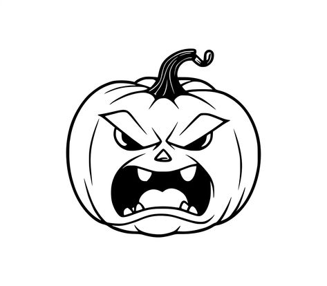 Free Pumpkin SVG: Angry Halloween Face Download Angry Pumpkin Face, Pumpkin Face Svg, Lantern Stand, Unique Decorations, Pumpkin Carving Templates, Pumpkin Svg, Pumpkin Face, Scary Pumpkin, Spooky Decor