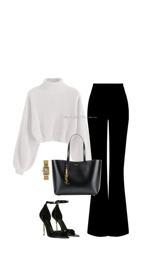 Winter Nail Ideas, Classy Clothing, Stylish Work Attire, Everyday Fashion Outfits, Winter Nail, Classy Work Outfits, Stylish Work Outfits, Baggy Pants, Looks Chic