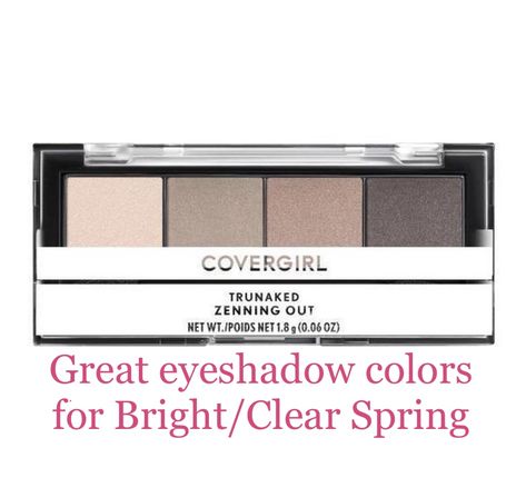 Bright Spring Eyeshadow, Paintbox Spring, Spring Eyeshadow, Clear Spring, Spring Palette, Spring Color Palette, Seasonal Color Analysis, Soft Autumn, Spring Makeup