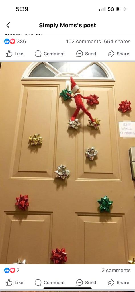 Toddler Proofing, Message Mom, Awesome Elf On The Shelf Ideas, Diy Christmas Decorations Easy, Country Christmas, Christmas Elf, All Things Christmas, Elf On The Shelf, Christmas Decor Diy