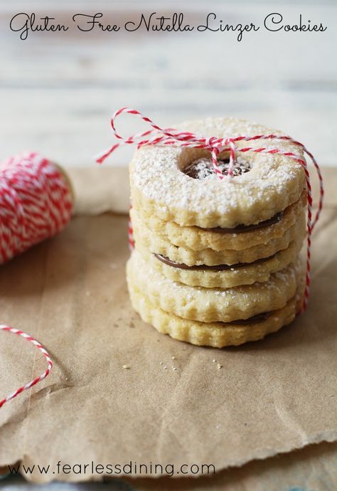 Gf Pastries, Gluten Free Linzer Cookies, Gluten Free Christmas Cookies Recipes, Gluten Free Cookies Easy, Gluten Free Christmas Recipes, Window Cookies, Linzer Cookies Recipe, Gluten Free Christmas Cookies, Danish Recipe