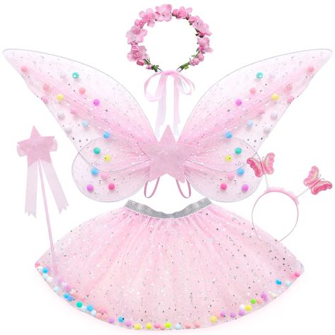 Toddler Butterfly Costume, Fairy Costume For Girl, Butterfly Halloween Costume, Fairy Costume Diy, Fairy Wings Costume, Butterfly Accessories, Tutu En Tulle, Butterfly Princess, Butterfly Headband