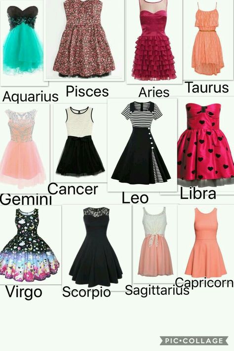 Scorpio Outfits, Zodiac Clothes, Style Of Clothing, Sign Dress, Aquarius Aries, Zodiac Sign Fashion, Zodiac Signs Virgo, Zodiac Signs Sagittarius, Zodiac Signs Taurus