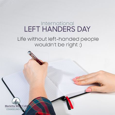 International Left Handers Day Life without left-handed people wouldn't be right :)  https://mariettacounselingcenter.com #MariettaCouncelingCenter  #MariettaCounselor  #MariettaCounseling Left Handers Day, International Left Handers Day, Left Handed People, Left Handed, Counseling, Parenting, Humor, Quick Saves, Humour