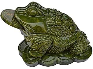 Amazon.com : money toad Feng Shui Money Frog, Toad Frog, Feng Shui Money, Feng Shui Decor, Frog Figurines, Presents For Friends, Natural Jade, Unique Presents, Business Gifts