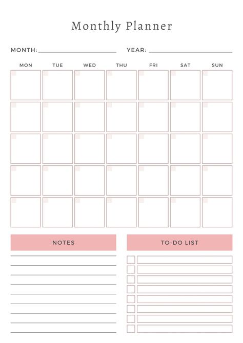 Aesthetic Planner Ideas Template, Goodnotes Monthly Planner Template Free, Good Notes Templates Free Planner 2023, Monthly Planner Template Pink, Month Schedule Planner, Monthly Planner Template Free Printable, Goodnotes Monthly Planner, Aesthetic Monthly Planner, Birthday Party Planner Printable