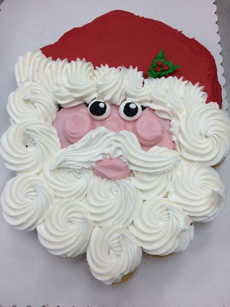 Cupcake Designs, Christmas Cake, Santa Claus, Cake, Christmas