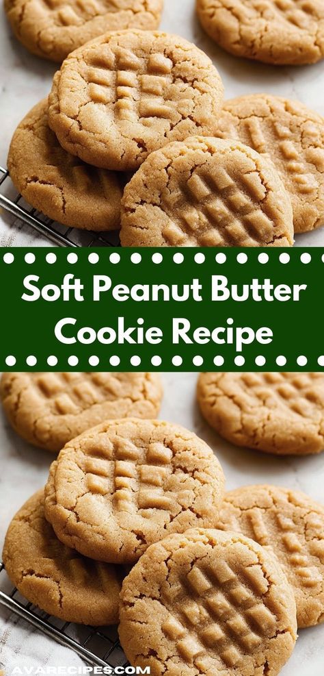 Craving a delightful treat? This soft peanut butter cookie recipe is the perfect solution. With its rich, creamy flavor and simple ingredients, it's an easy dessert that the whole family will love. Peanut Butter Cookie Recipe Soft, Soft Peanut Butter Cookies, Butter Cookie Recipe, Peanut Butter Cookie, Butter Cookies Recipe, Peanut Butter Cookie Recipe, Butter Cookie, Easy Dessert, Creamy Peanut Butter