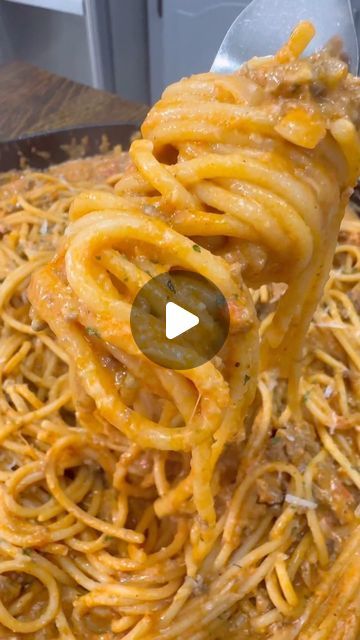 Luke Brown on Instagram: "Creamy Spaghetti is a quick and delicious dinner recipe the whole family loves! 

INGREDIENTS
1 lb ground beef
1 lb spaghetti 
Onion 
1/2 tsp each of salt and pepper 
1 tsp each of paprika, onion powder, Italian seasoning
1/4 tsp red pepper flakes 
1 tbsp minced garlic 
15 oz Rao’s Alfredo sauce
24 oz Rao’s Marinara sauce 
Parmesan cheese 

INSTRUCTIONS
Start a large pot of boiling water on the stove. Cook spaghetti according to the directions on the package. 

Heat a large skillet over medium heat and add one pound of ground beef. Add a chopped onion and season with salt, pepper, paprika, onion powder, Italian seasoning, and red pepper flakes. Drain any grease from the skillet. 

Add 1 tbsp minced garlic, Alfredo sauce, and marinara sauce to the skillet and stir Marinara And Heavy Cream Sauce, Spaghetti With Alfredo And Marinara, Raos Sauce Recipes, How To Cook Ground Beef For Spaghetti, Raos Marinara And Alfredo, Spaghetti And Alfredo Sauce Mixed, Alfredo Sauce And Spaghetti Sauce Mixed, Spaghetti And Alfredo Sauce Mixed Pasta, Creamy Spaghetti Recipes