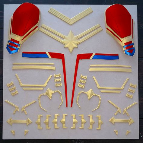 Captain Marvel WIP (Pic Heavy) | RPF Costume and Prop Maker Community Heroes And Villains Costumes, Marvel Diy, Captain Marvel Costume, Marvel Fashion, Captain Marvel Carol Danvers, Villain Costumes, Disney Headbands, Marvel Costumes, Plus Size Cosplay