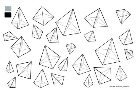 Pyramid Drawing Geometric Shapes, Basic 3d Shapes Drawing, 3d Triangle Drawing, Shape Drawing Practice, Pyramid Drawing, Practice Drawing Shapes, Basic Shapes Design, Human Skull Drawing, Triangle Drawing