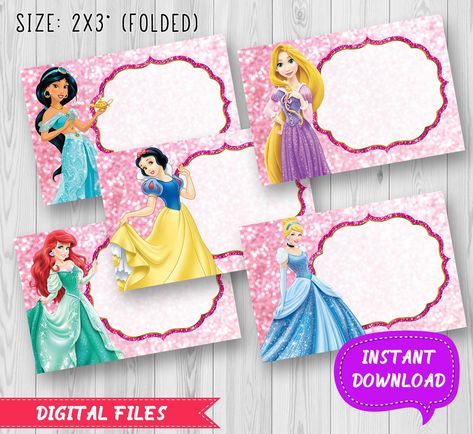 Princesses food cards, Disney Princess food tents, Princess party food, Princess Food Labels, Princess food tags, Princess party supplies Princess Food Labels, Princess Party Food Labels, Disney Princess Party Food, Disney Princess Food, Princess Birthday Party Food, Princess Party Food, Princess Tent, Birthday Tarpaulin Design, Princess Food