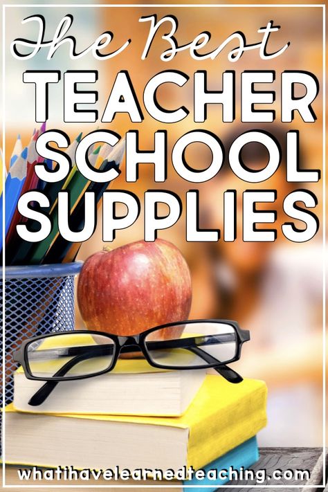 What teacher supplies do you need for your classroom this school year?  These are my absolute favorite school supplies for teachers.  They make teaching so much easier and enjoyable.  I don’t have to worry about all the little things.  #schoolsupplies #classroom #teachersupplies #classroomteacher #elementaryteacher #backtoschool Teacher School Supplies, Library Management, Classroom Engagement, Perfect Classroom, School Supplies Highschool, Dream Classroom, School Supplies For Teachers, College School Supplies, School Supplies Organization