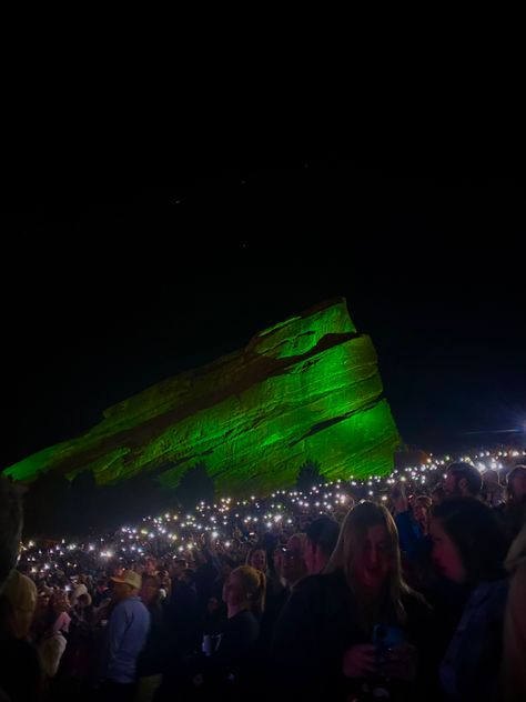 Red Rocks amphitheater, concert aesthetic, flashlights concert, live lord huron Red Rocks Amphitheater Aesthetic, Amphitheater Aesthetic, Lord Huron Concert, Lord Huron Aesthetic, Cu Boulder, Whispering Pines, Red Rock Amphitheatre, Lord Huron, Fav Music