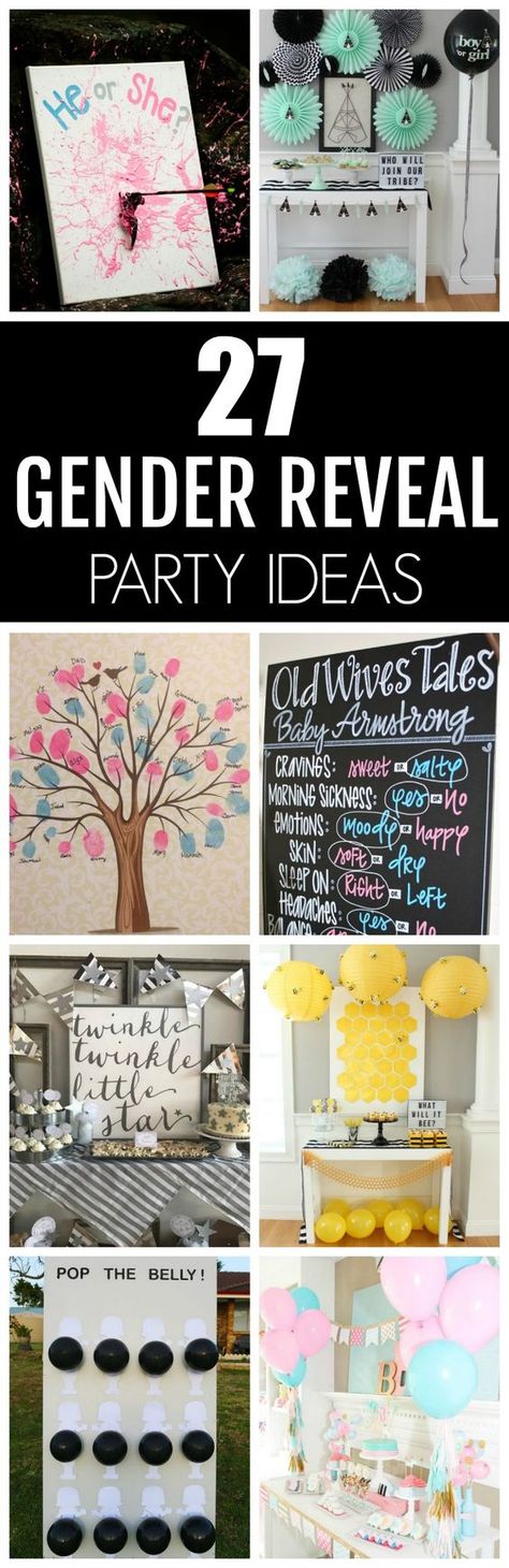 27 Creative Gender Reveal Party Ideas Gender Nails, Unique Gender Reveal Party Ideas, Gender Reveal Party Ideas, Reveal Party Ideas, Creative Gender Reveals, Gender Reveal Unique, Gender Reveal Photos, Gender Reveal Games, Gender Announcements