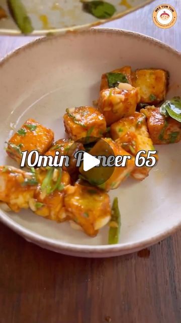 Panner Chilli Recipes, Paneer 65, Red Chilli Sauce, Ginger Garlic Paste, Red Chilli Powder, Spicy Snacks, Paneer Recipes, Pepper Powder, Tomato Ketchup