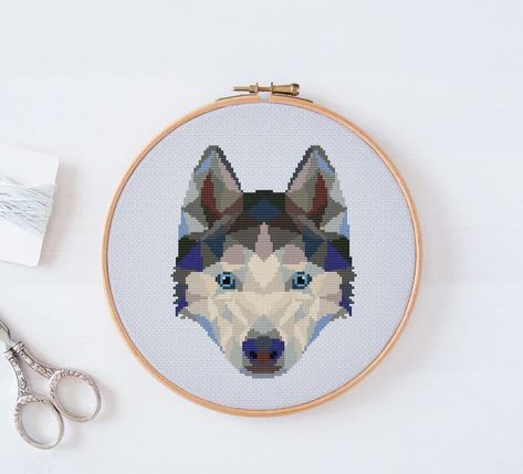 Syberian Husky Dog Cross Stitch Pattern PDF Modern Cute Hand - Etsy Turkey Cute Hand Embroidery, Dog Cross Stitch Pattern, Dog Cross Stitch, Embroidery Design Pattern, Husky Owner, Diy Embroidery Designs, Diy Crafts For Adults, Mini Cross Stitch, Winter Diy