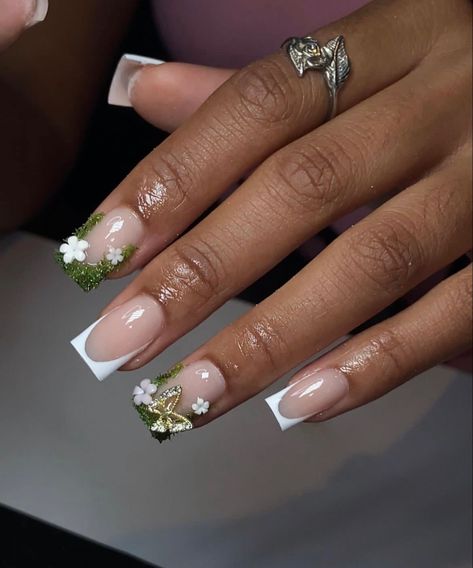 Kawaii Spring, Spring Nails Ideas, Hard Nails, Nails Green, Colored Acrylic Nails, Short Square Acrylic Nails, Dope Nail Designs, Long Acrylic Nails Coffin, Acrylic Nails Coffin Pink