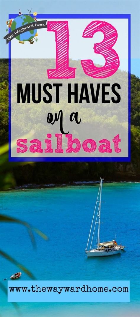 There are many must have boat accessories when you're doing the sailboat life, but these are my top 13. Mine mostly have to do with comfort and creating  a liveaboard boat tiny home.  via @thewaywardhome  #BoatingLife Sailboat Accessories, Sailboat Life, Liveaboard Sailboat, Wooden Speed Boats, Liveaboard Boats, Tiny Boat, Sailboat Interior, Wood Boat Plans, Sailboat Living