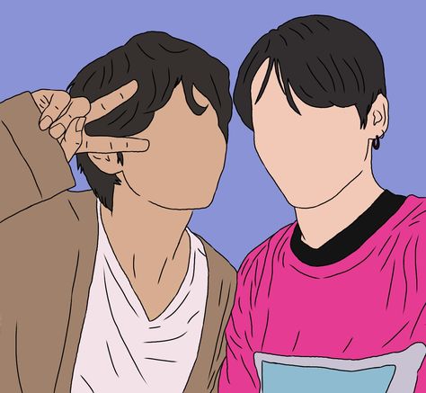 Taekook Lineart, Taekook Line Art, Lineart Ideas, Taekook Drawing, Army Crafts, Exo Stickers, Bts Tattoos, Dark Purple Wallpaper, Book Cover Artwork