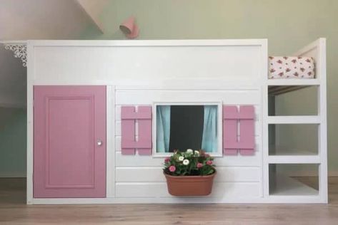 21 Ikea Kura Hacks and Ideas Your Kids Will Love Ikea Kids Bed, Bunk Bed Curtains, Bed Hacks, Kura Bed Hack, Ikea Bunk Bed, Ikea Bed Hack, Toddler Bunk Beds, Ikea Kura Bed, Diy Bunk Bed