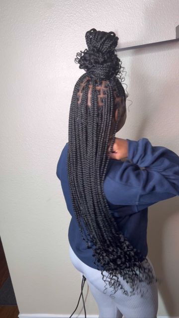 Knotless Braids Knee Length, Jumbo Knee Length Knotless Braids, Knee Length Knotless Braids, Large Knotless Knee Length, Stitch Braids, Pretty Braided Hairstyles, Twist Braids, Valentine's Day Nails, Braid Styles