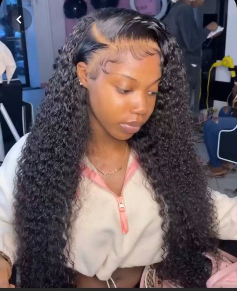 Hairstyles For Thinning Hair, 360 Wig, Curly Weave Hairstyles, Birthday Hairstyles, Frontal Hairstyles, Deep Wave Hairstyles, Curly Lace Front Wigs, Deep Curly, Hair Ponytail Styles