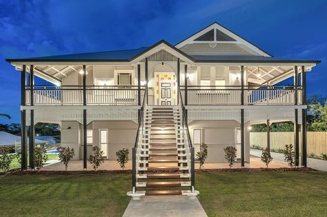 Breezeway House, Home On Stilts, Stilt Home, Stilt Houses, Balustrade Design, Brick Fence, House On Stilts, House Facade, Beach House Plans