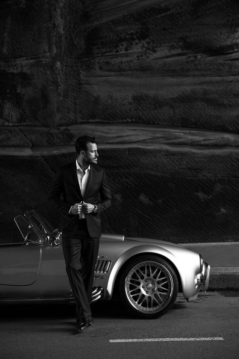 Men Cars Photography, Classic Car Photoshoot, Male Portrait Poses, Car Poses, Portrait Photography Men, Men Photoshoot, Man Photography, Men Photography, The Lane