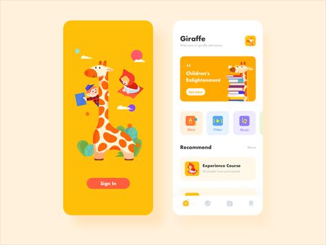 Hello, every friend is dribbling!This is the latest project of our team, a small preface to the education theme design of New Zealand customers.I hope you like it!  If you want to see the follow-up... Kids App Design, Ui Design Mobile, Educational Apps For Kids, Child Education, App Interface Design, App Design Inspiration, App Interface, Application Design, Education Design