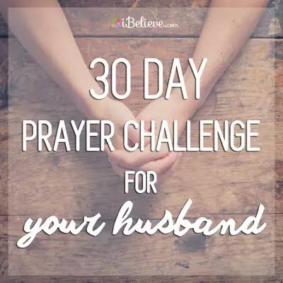 Prayers for Your Husband (30 Day Scipture & Prayer Guide) 30 Day Prayer Challenge, Prayer Challenge, Prayers For My Husband, Praying For Your Husband, Prayer For Husband, Michael Johnson, Marriage Prayer, Prayer For You, Christian Marriage