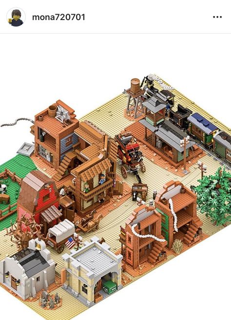 Lego Western, Western Ideas, Board Game Template, Lego Kits, Lego Activities, Lego Modular, Amazing Lego Creations, Toy House, Lego Photography